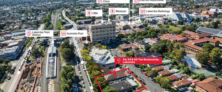 Development / Land commercial property for sale at 64, 65 & 66 The Boulevarde Lakemba NSW 2195