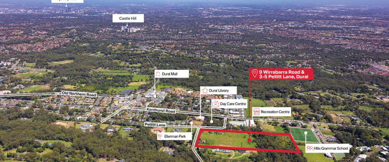 Development / Land commercial property for sale at Pellitt Lane/9 Wirrabara Road & 3-5 Pellitt Lane Dural NSW 2158