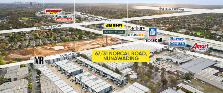 Factory, Warehouse & Industrial commercial property for sale at 67/31-37 Norcal Road Nunawading VIC 3131