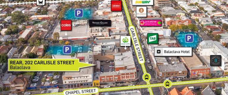 Shop & Retail commercial property for sale at Rear 202 Carlisle Street Balaclava VIC 3183