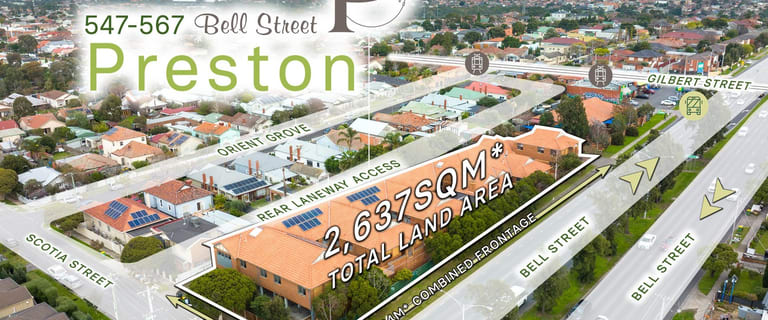 Medical / Consulting commercial property for sale at 547-567 Bell Street Preston VIC 3072
