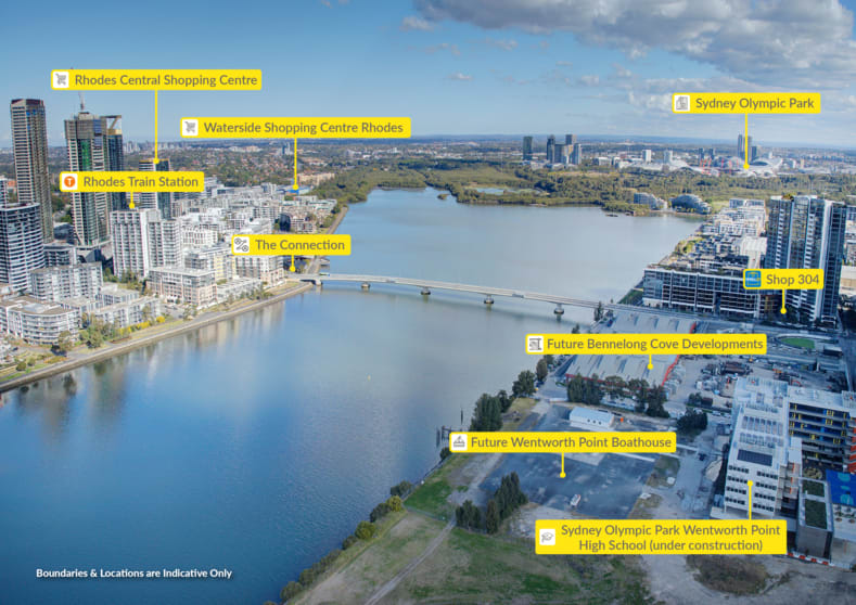 Click to view all images Shop 304/20 Footbridge Boulevard Wentworth Point NSW 2127 - Image 2