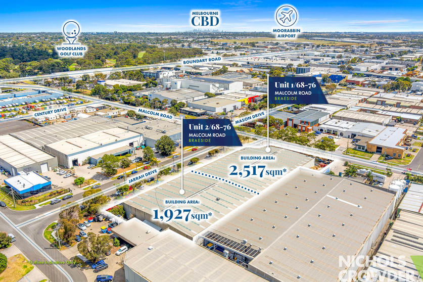 Click to view all images Unit 1 & 2/68-76 Malcolm Road Braeside VIC 3195 - Image 2