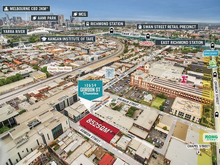 Click to view all images 1-3 & 5-9 Gordon Street Cremorne VIC 3121 - Image 2