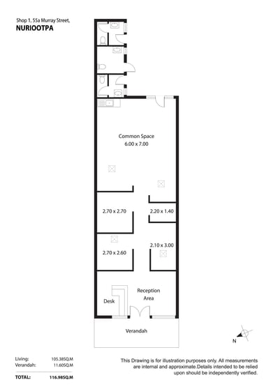 Click to view all images 1 & 2/55a & 55b Murray Street Nuriootpa SA 5355 - Image 3