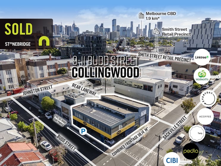 Click to view all images 9-11 Budd Street (Corner Sackville Street) Collingwood VIC 3066 - Image 1