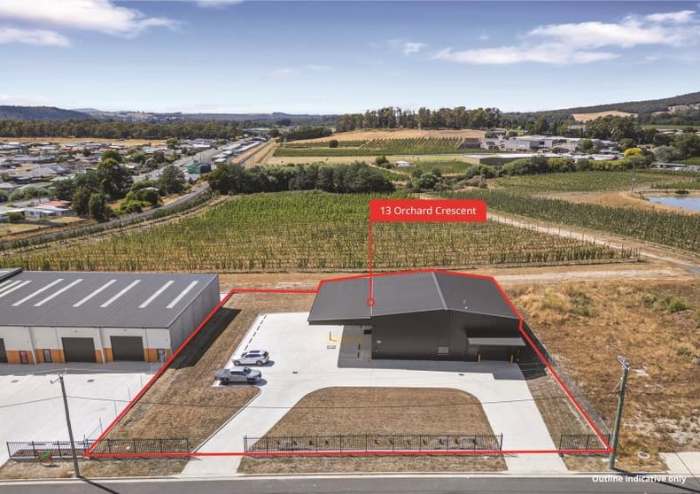 Click to view all images Contemporary Warehouse Asset/13 Orchard Crescent Spreyton TAS 7310 - Image 1