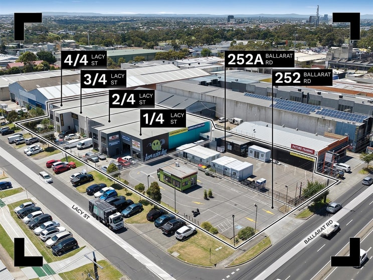 252 and 252a Ballarat Road and Units 1-4/4 Lacy Street Braybrook VIC 3019 - Image 1