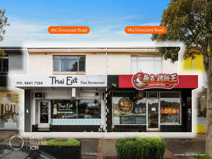 Click to view all images 984 & 986 Doncaster Road Doncaster East VIC 3109 - Image 1