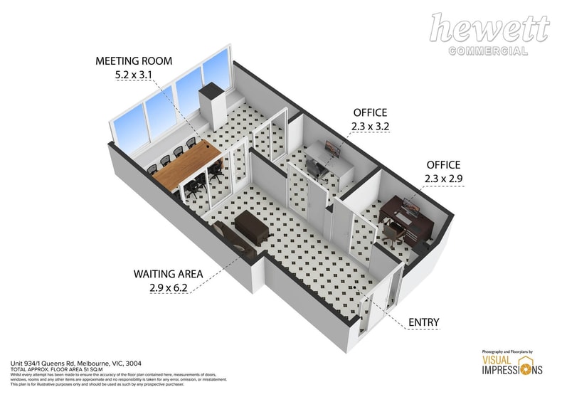 Click to view all images 934/1 QUEENS ROAD Melbourne VIC 3000 - Image 2