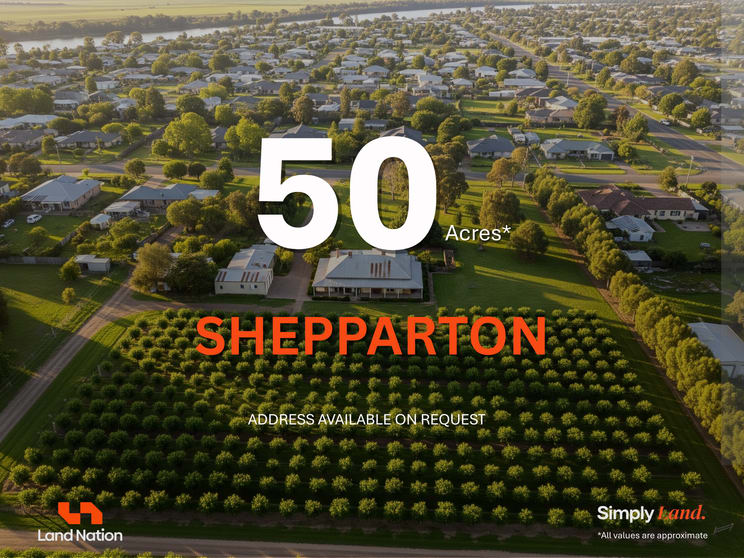 Click to view all images 50 Acres Orchard & Homestead for Sale Shepparton VIC 3630 - Image 1