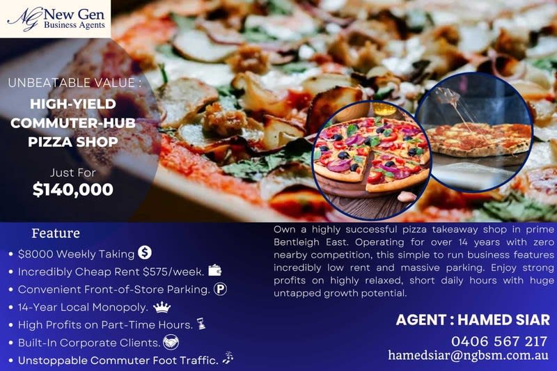 Click to view all images Takeaway Food business for sale in Bentleigh East - Image 1