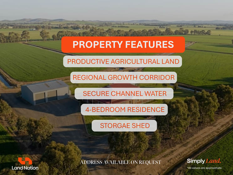 84 Acres Agricultural Holding with Residence & Shed for Sale Tatura VIC 3616 - Image 2