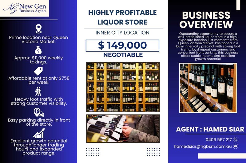 Click to view all images Alcohol & Liquor business for sale in West Melbourne - Image 1