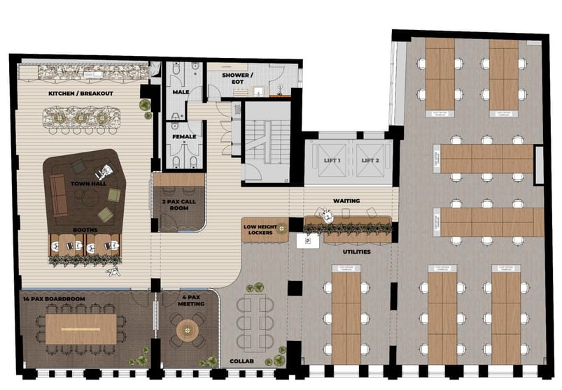 Offices commercial property for lease at 332 Kent Street Sydney NSW 2000