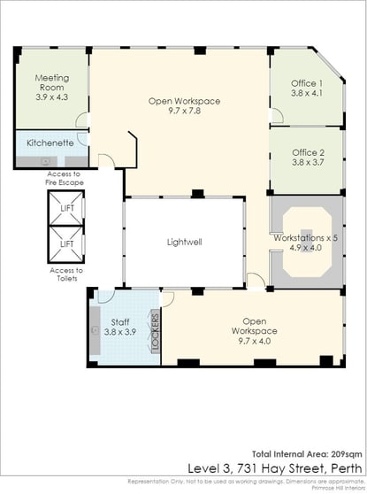 Offices commercial property for sale at Level 3/731 Hay Street Perth WA 6000 Offices commercial property for sale at Level 3/731 Hay Street Perth WA 6000