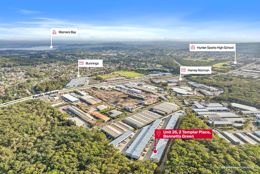 Factory, Warehouse & Industrial commercial property for sale at Unit 26/2 Templar Place Bennetts Green NSW 2290