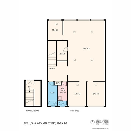 Other commercial property for lease at Level 1/81-83 Gouger Street Adelaide SA 5000
