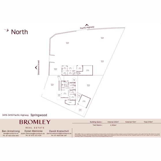 Development / Land commercial property for sale at 3416-3418 Pacific Highway Springwood QLD 4127