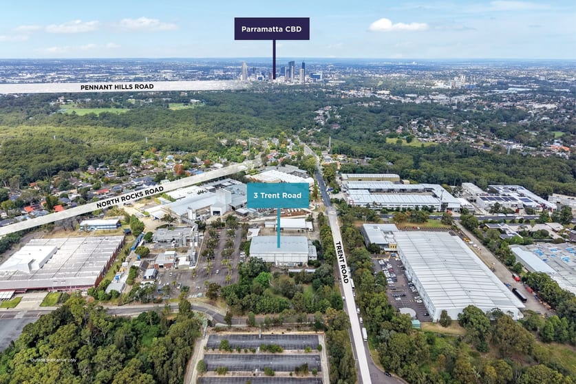 Factory, Warehouse & Industrial commercial property for sale at 3 Trent Road North Rocks NSW 2151