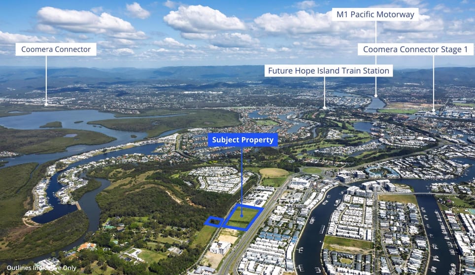 Development / Land commercial property for sale at 14-16 Halcyon Way 50-52 Broadwater Avenue Hope Island QLD 4212