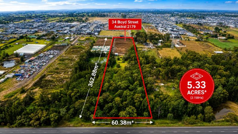 Development / Land commercial property sold at 34 Boyd Street Austral NSW 2179