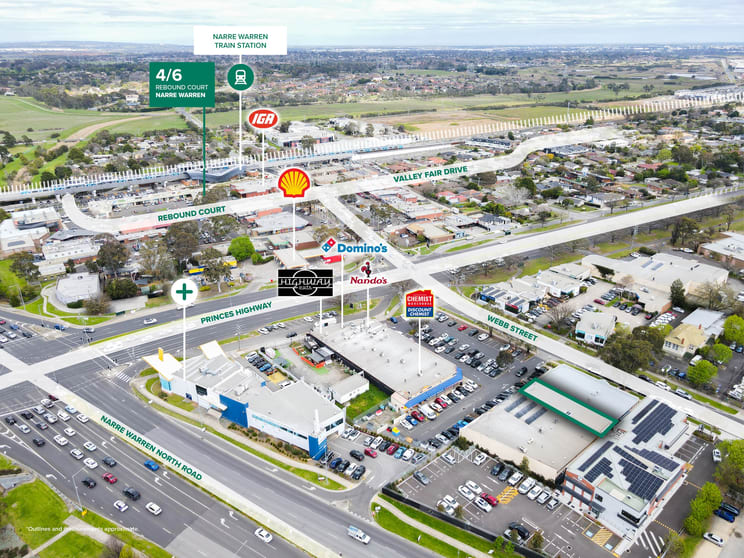 Shop & Retail commercial property for sale at 4/6 Rebound Court Narre Warren VIC 3805 Shop & Retail commercial property for sale at 4/6 Rebound Court Narre Warren VIC 3805