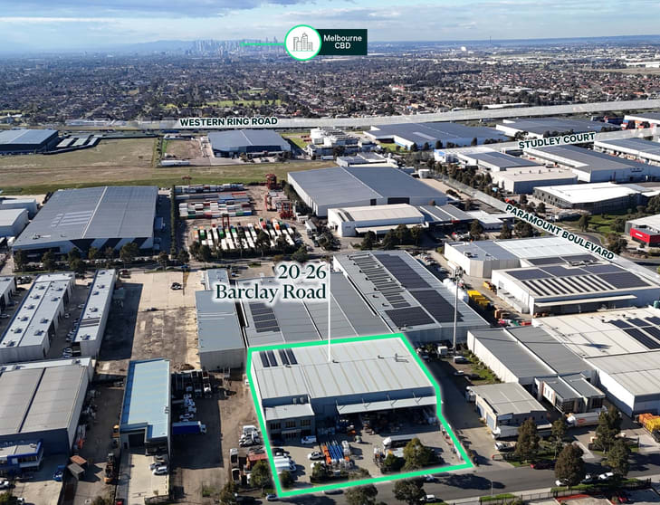 Factory, Warehouse & Industrial commercial property for sale at 20-26 Barclay Road Brimbank Gardens VIC 3030