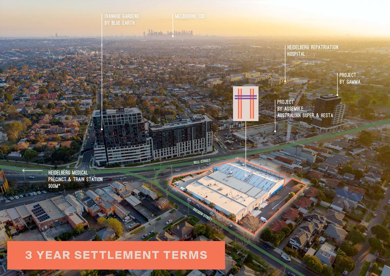 Development / Land commercial property for sale at 66-78 Bell Street Heidelberg Heights VIC 3081