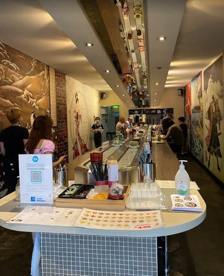 Long Established SUSHI TRAIN in Heart of City Precinct