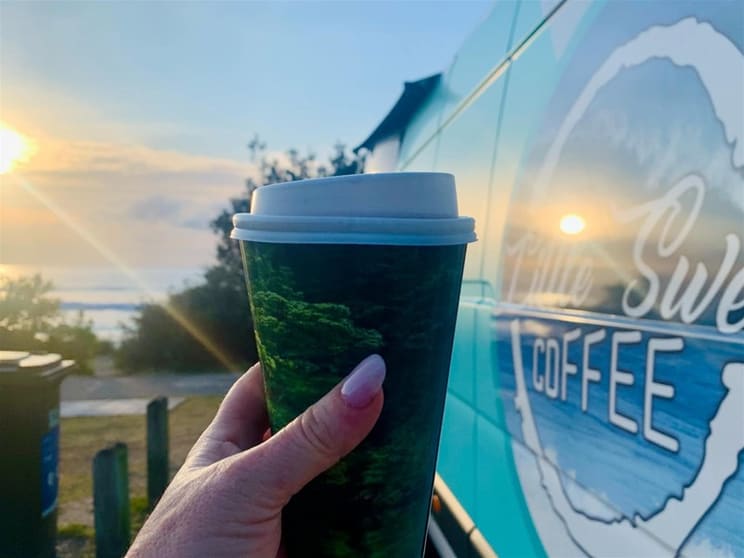 Profitable Beachside Mobile Coffee Van - Prime Location Profitable Beachside Mobile Coffee Van - Prime Location