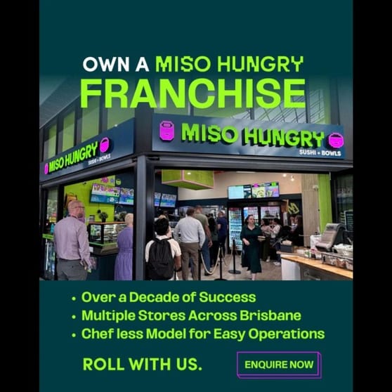 Iconic Miso Hungry Franchise For Sale - Prime New Farm, QLD - Full Franchisor & Marketing Support -Fully Chefless Model - Complete Training - Proven Model - Scalable - Investment: $300,000