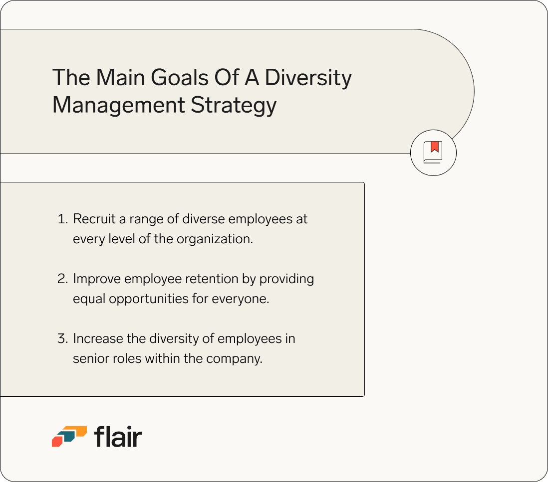 The goals of a diversity management strategy