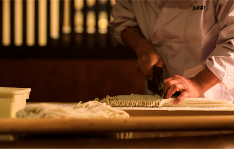 Expertly crafted noodles by skilled artisans