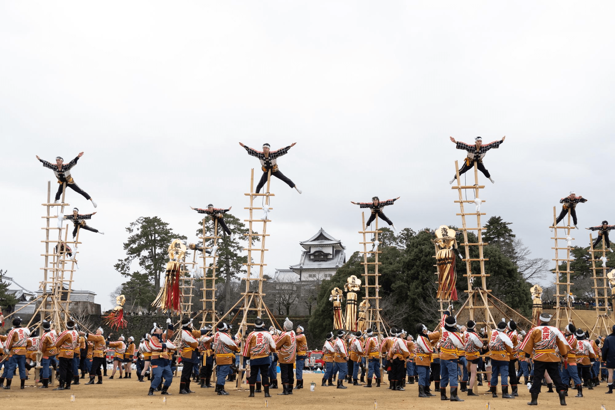Kanazawa City Fire Brigade New Year's Ceremony