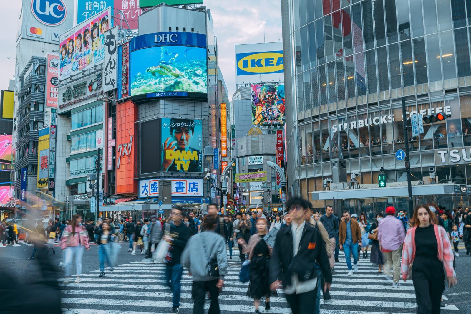 Scramble Crossing αt Shibuya