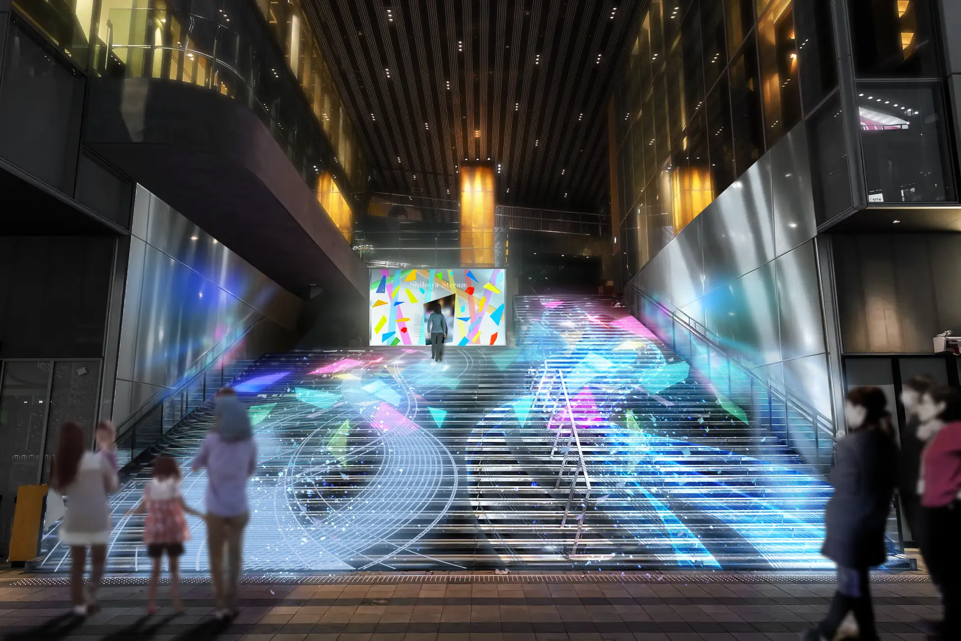 Color & Reflect" SHIBUYA STREAM ILLUMINATION