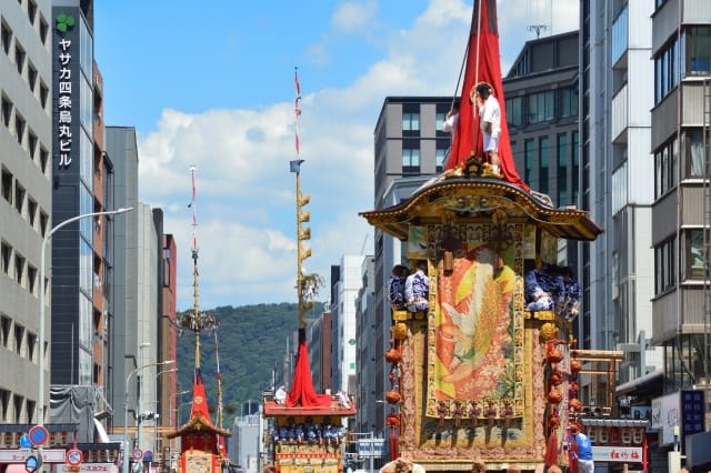 Tenjin Matsuri is counted among Japan's three major festivals