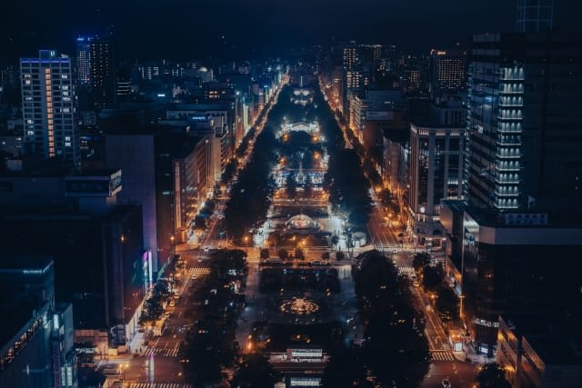 You Can Enjoy Beautiful Night Views from the Observation Deck