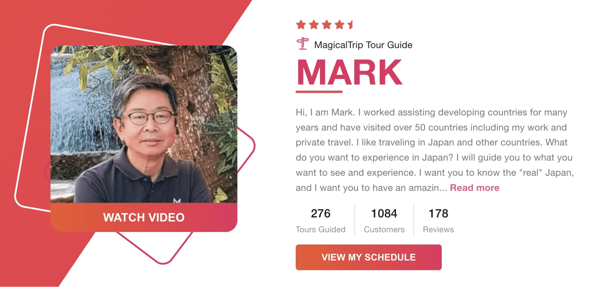Mark: A Seasoned Local Guide with Rich Life Experience Who Loves Travel