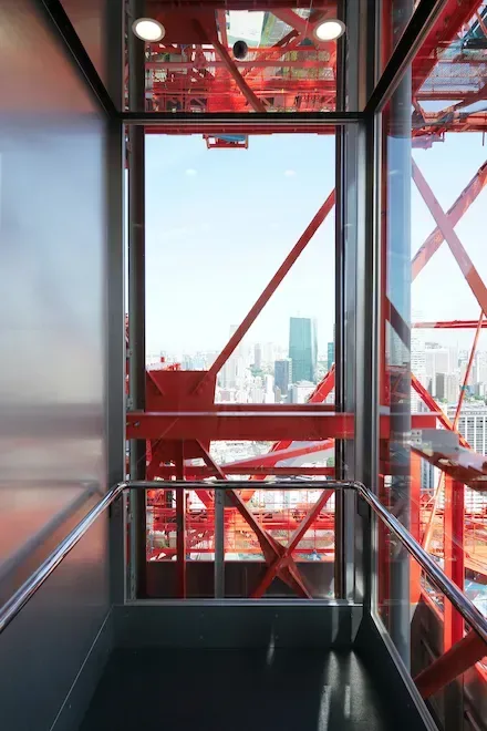 The Glass Elevator to the Top Deck