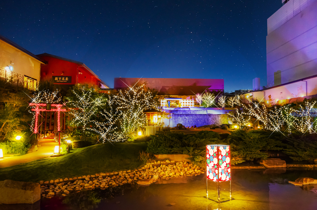 "Solaniwa Onsen" Garden of Light ~66,666 Sparkling Lights~