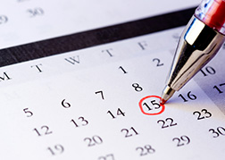 Date for reporting a statutory incidents