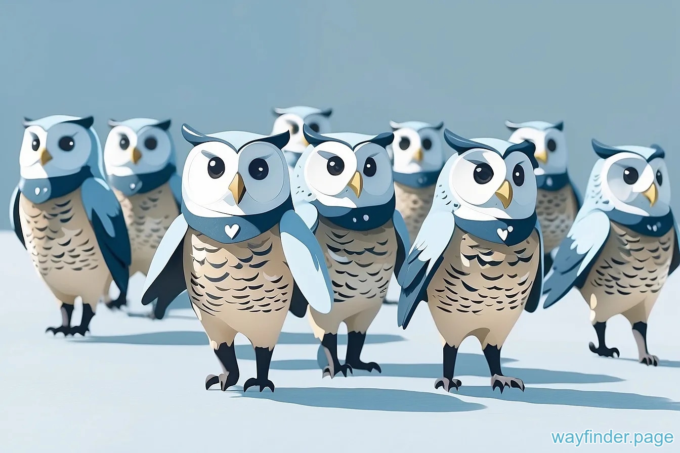 Leonardo.Ai | Prompt "An owl marching"