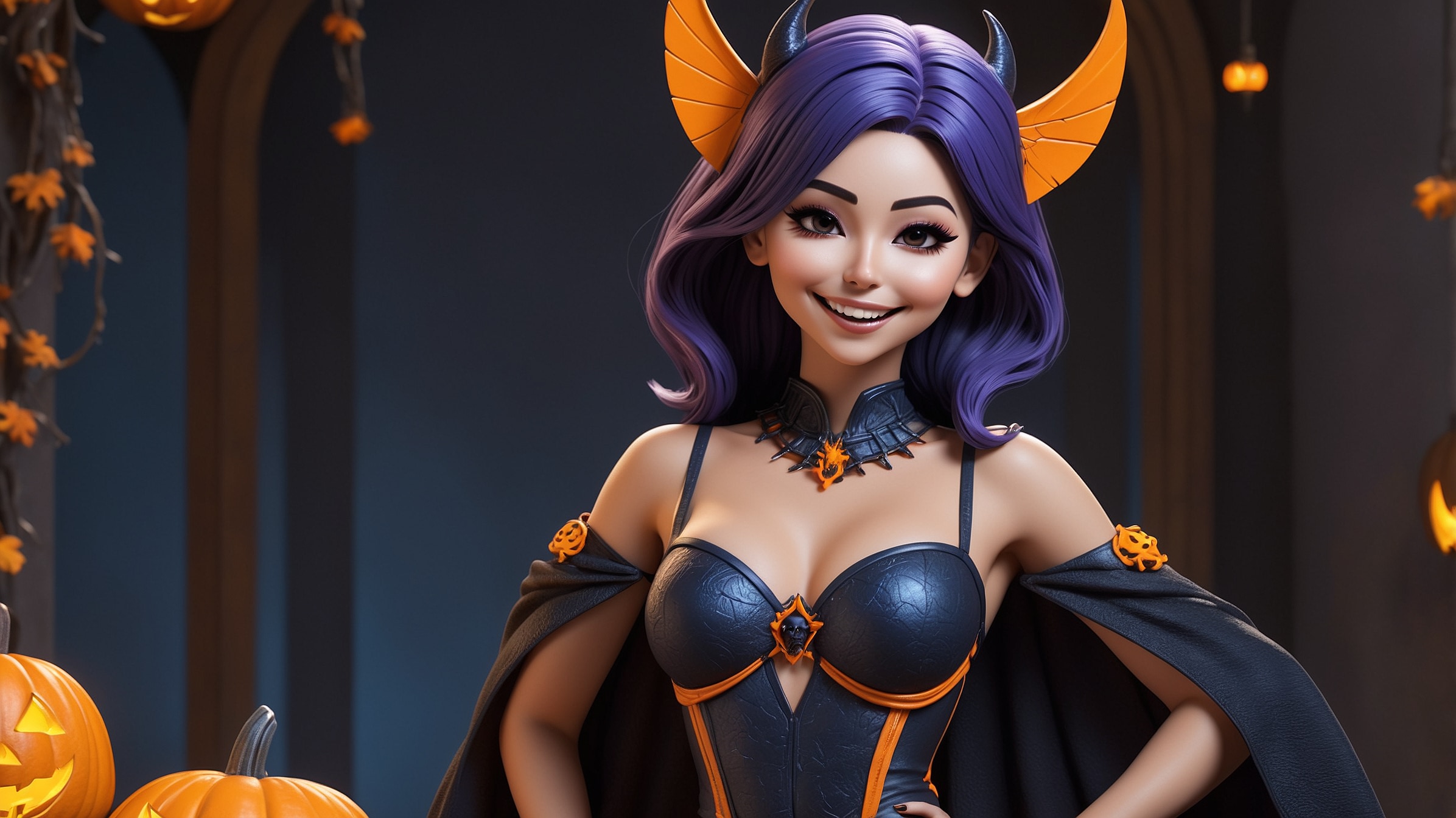 Leonardo AI | Athena Character Reference | Happy Halloween!