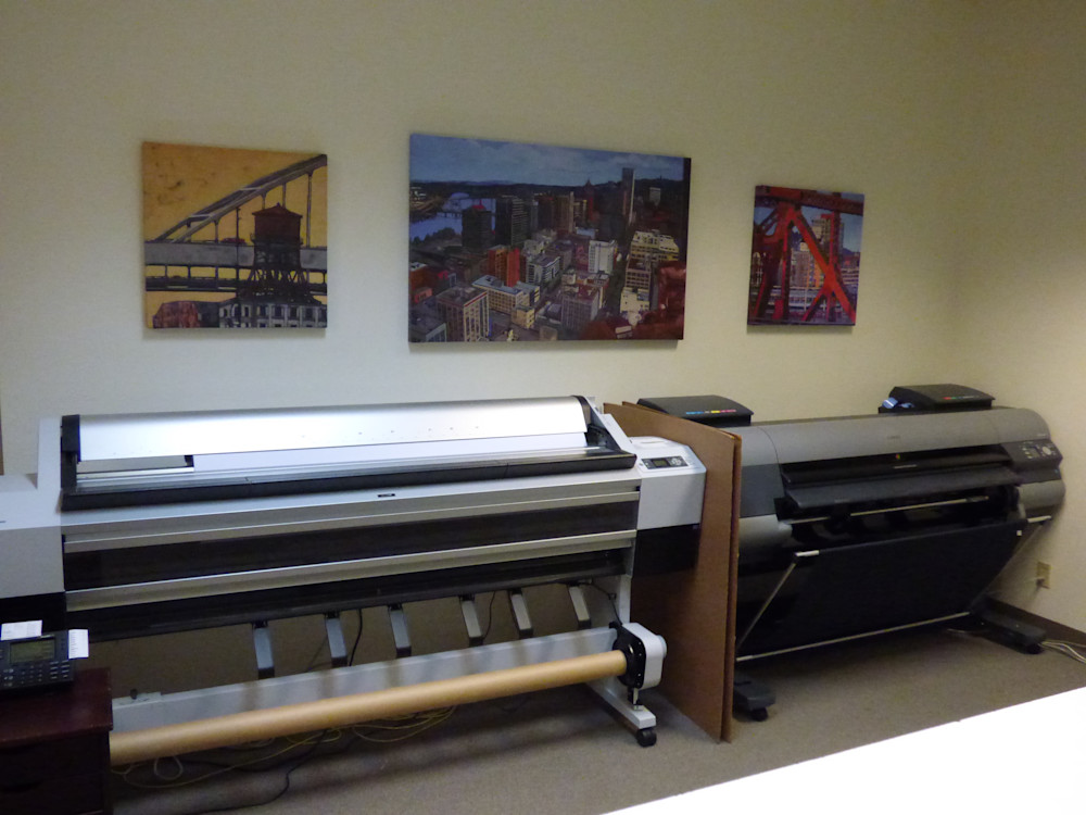 Custom Printing on paper and canvas in Portland, Oregon