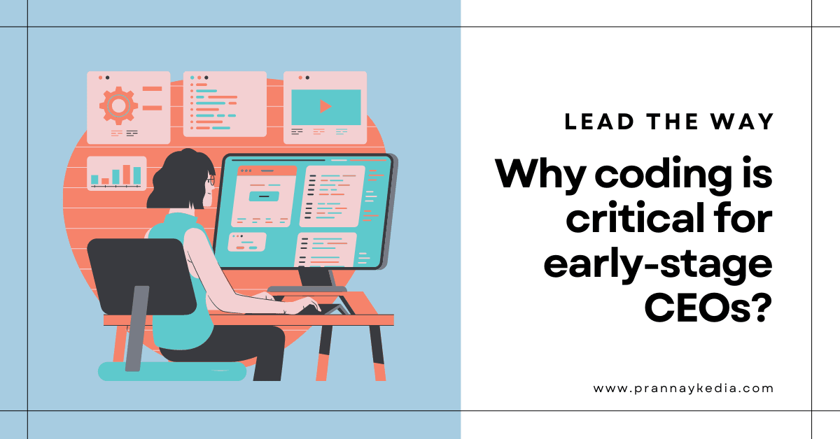 Despite the misconception that CEOs of early-stage companies do not need to understand development as long as they have a technical co-founder, the truth is that they need to have a basic understanding of technology in order to make sound decisions.