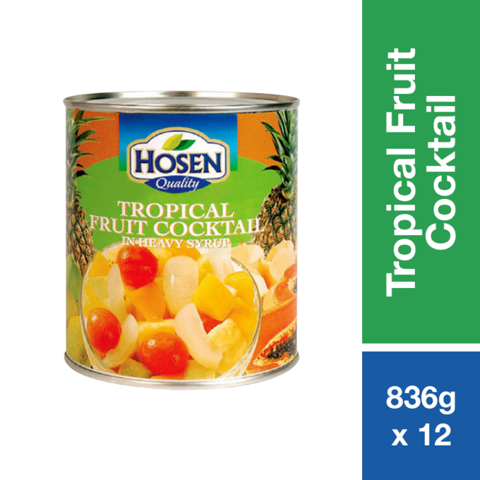 HOSEN TROPICAL FRUIT COCKTAIL 825G