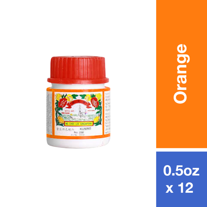 BATTLESHIP FOOD COLOUR - ORANGE 258