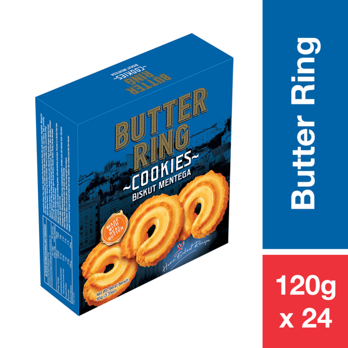 ED BUTTER RING COOKIES 95G